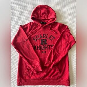 Under Armor Scarlet Knights Hoodie Mens M